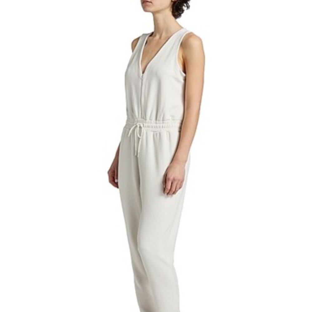 NWT - STELLAE DUX Waffle Scuba Tank Jumpsuit - "Moonstone" - MEDIUM ~ CAH~YOOT!!